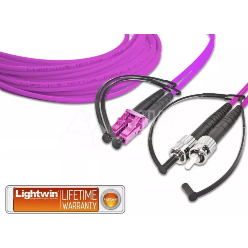 Lightwin LDP-50 LC-ST 2.0 OM4 šviesolaidinis kabelis 2 m violetinis (LDP-50 LC-ST 2.0 OM4)