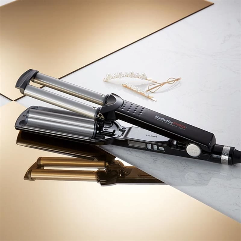 BaByliss BAB2369TTE triguba plaukų formavimo bangų formavimo žnyplė