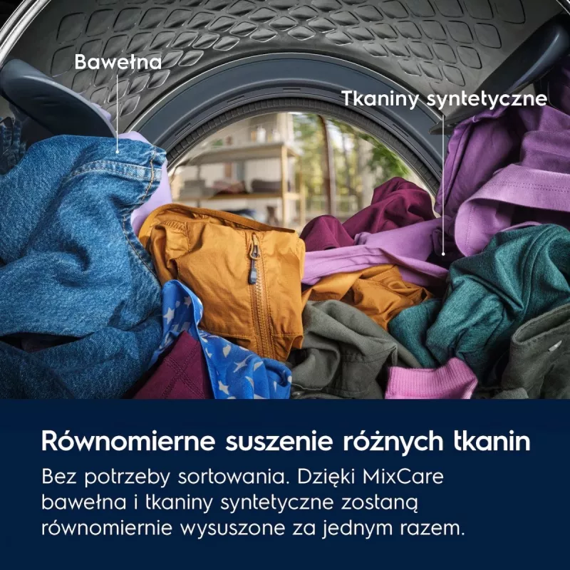Skalbinių džiovyklė Electrolux EW7D585UCP 8 kg šilumos siurblys, kondensacinis džiovinimas