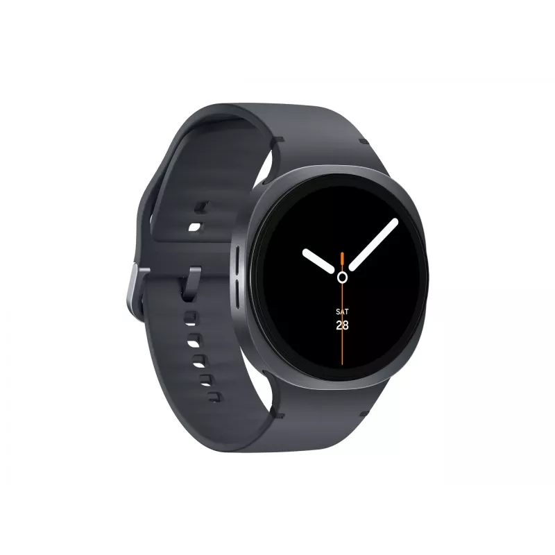 Samsung Galaxy Watch 8 3,81 cm (1,5 colio) AMOLED 44 mm Skaitmeninis 480 x 480 pikselių Liečiamas ekranas Grafitas Wi-Fi GPS (palydovas)
