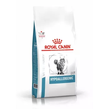 Sausas kačių maistas Royal Canin Hypoallergenic 400 g — veterinarinė dieta suaugusioms katėms su maisto jautrumu, paukštienos skonio