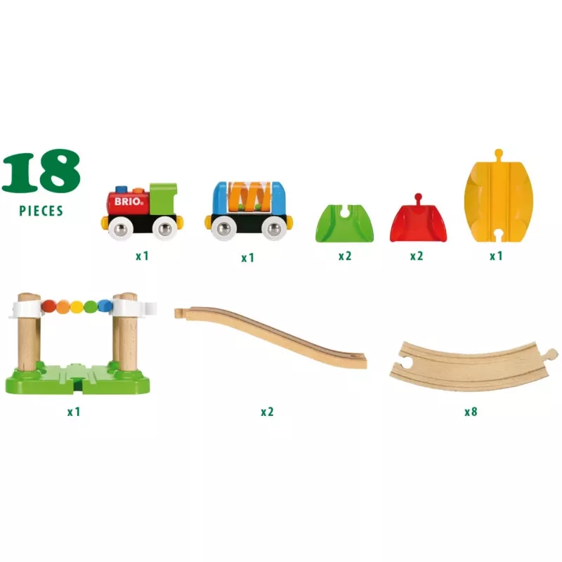 Žaislinis traukinys Ravensburger BRIO — įvairiaspalvis skirtas 1,5–99 metų amžiui