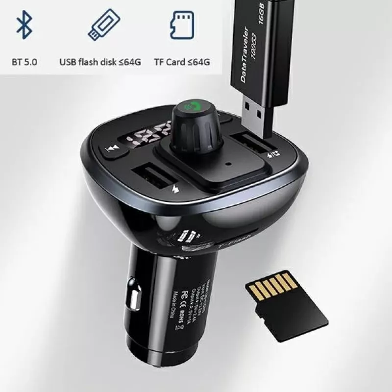 Nešiojamasis Bluetooth garsiakalbis usams USA000754 su FM radiju ir MP3 atkūrimu