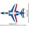 Konstrukcinis žaislas Cobi Alpha Jet Patrouille de France 1:48 mastelio modelis COBI-5841