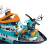 Konstravimo žaislas LEGO City Arkties tyrinėjimo laivas 60368 — 815 dalių, 7+ metų, yra 4 minifigūrėlės