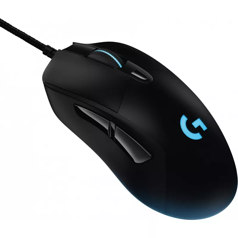 G G403 Prodigy žaidimų pelė, dešinė, optinė, USB Type-A, 12000 DPI, 1 ms, juoda