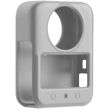 Silikoninis dangtelis su objektyvu PULUZ DJI Osmo 360 (pilkas)