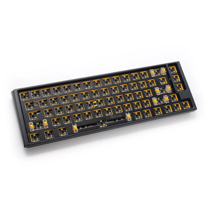 Ducky One 3 Hot-Swap Barebone SF klaviatūra, žaidimams, USB, JAV anglų, juoda