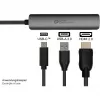 USB Type-C šakotuvas Alcasa HUB-C002A 5000 Mbit/s HDMI USB 3.0