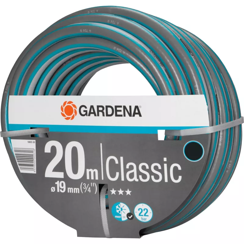 Garden Hose Gardena 18022-20 20 m Above Ground PVC Pilka Oranžinė