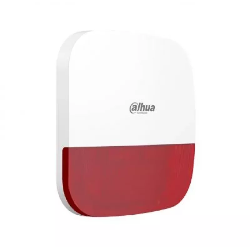 Lauko belaidė sirena DAHUA ARA13-W2-868-RED, 868 MHz, raudonas korpusas