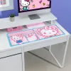 Stalinis kilimėlis Paladone Hello Kitty — didelis minkštas paviršius klaviatūrai ir pelei, neslystanti apačia