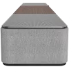 Garso juosta KLIPSCH Flexus CORE 100 — 2.1 kanalai, 100 W, įmontuotas žemų dažnių garsiakalbis, pilka/riešutmedžio