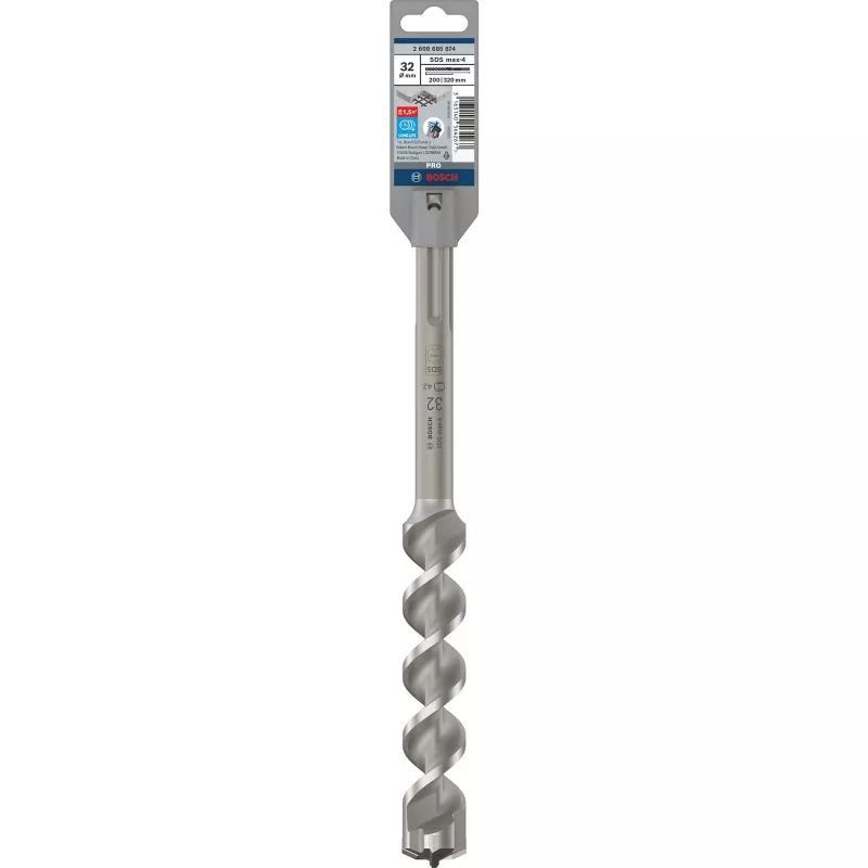 Bosch Accessories SDS max-4, 32x200x320mm 2608685874 Plaktuko grąžtas 32 mm SDS-Max 1 vnt.