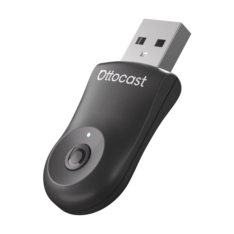 Belaidis adapteris Ottocast CA505-T 2-in-1 Bluetooth ir Wi‑Fi automobilio informacinei pramogų sistemai