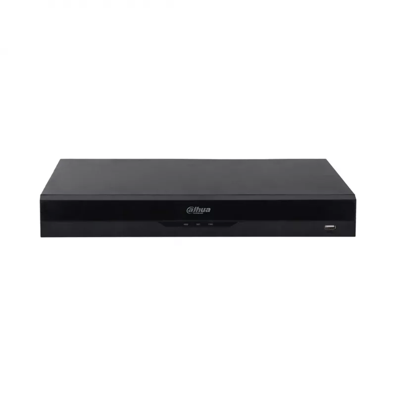 Tinklo vaizdo registratorius DAHUA NVR4208-8P-EI — 8 kanalų NVR su 8 PoE prievadais, 180/256 Mbps pralaidumas, maks. 16 TB saugykla