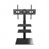 Ant grindų stovintis televizoriaus stovas ONKRON TS5550-B, skirtas 32–65 colių (81,3–165,1 cm), maksimali apkrova 30 kg, VESA 100x100–600x400, aukštis 880–1080 mm, pasukimas ±25°