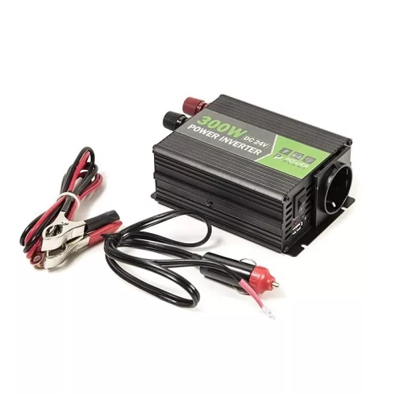 Įtampos keitiklis 24V-220V, 300W