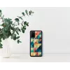 Apsauginis telefono dėklas iKins, skirtas Samsung Galaxy S20+, mozaikinės juodos spalvos