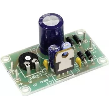 Įtampos reguliatoriaus plokštė H-TRONIC 130312, skirta LM317-T, išėjimo įtampa 1,2–32 V DC (surinktas įrenginys su reguliatoriumi)