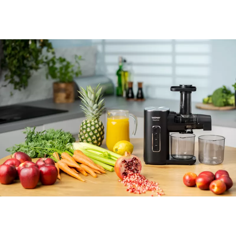 Sulčiaspaudė ZELMER ZJP3900 EasyJuice 700W 1,5L centrifūginė sulčiaspaudė su 700 W varikliu ir 1,5 l išspaudų talpykla