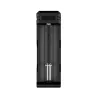 Baterijų įkroviklis XTAR SC1 vienos vietos USB-C, skirtas Li-ion 18650 elementams, 1 vieta, juodas