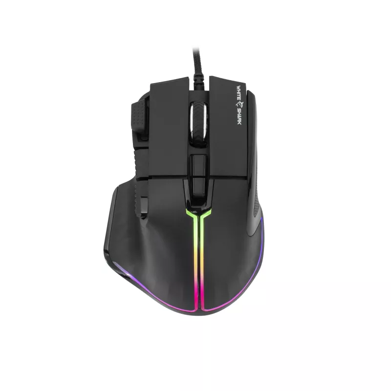Pelė White Shark MARROK juoda USB Type-A