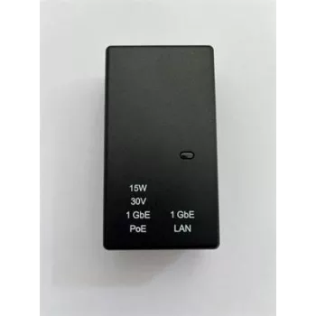 PoE adapteris Cambium Networks N000900L001D — Gigabit Ethernet, 30 V PoE, 15 W išvestis, 90–264 V kintamosios srovės įvestis