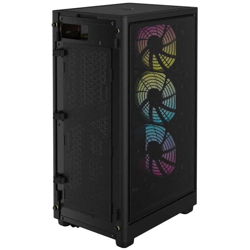 Corsair RGB AIRFLOW PC korpusas 2000D Juoda Mini-ITX maitinimo šaltinis neįtrauktas SFX