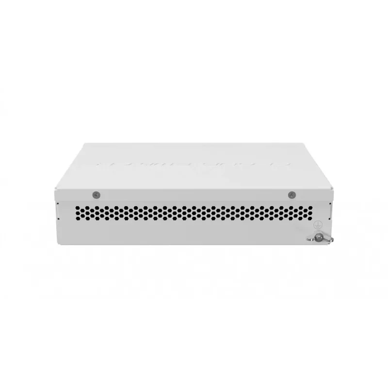 Tinklo komutatorius MikroTik CSS610-8G-2S+IN — 8x Gigabit RJ-45, 2x SFP+ 10G, PoE, 12–57V įvestis