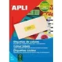 Agipa spalvota universali etiketė 100 A4 70 x 31 geltona