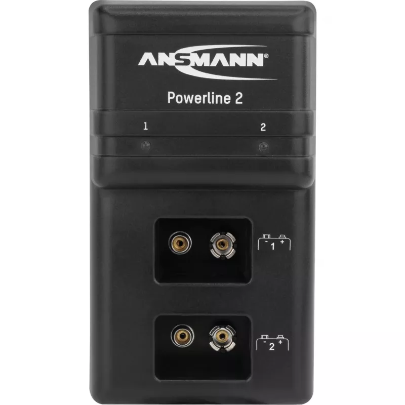 ANSMANN POWERline 2 - akumuliatorių įkroviklis - 2x9V (5107043)