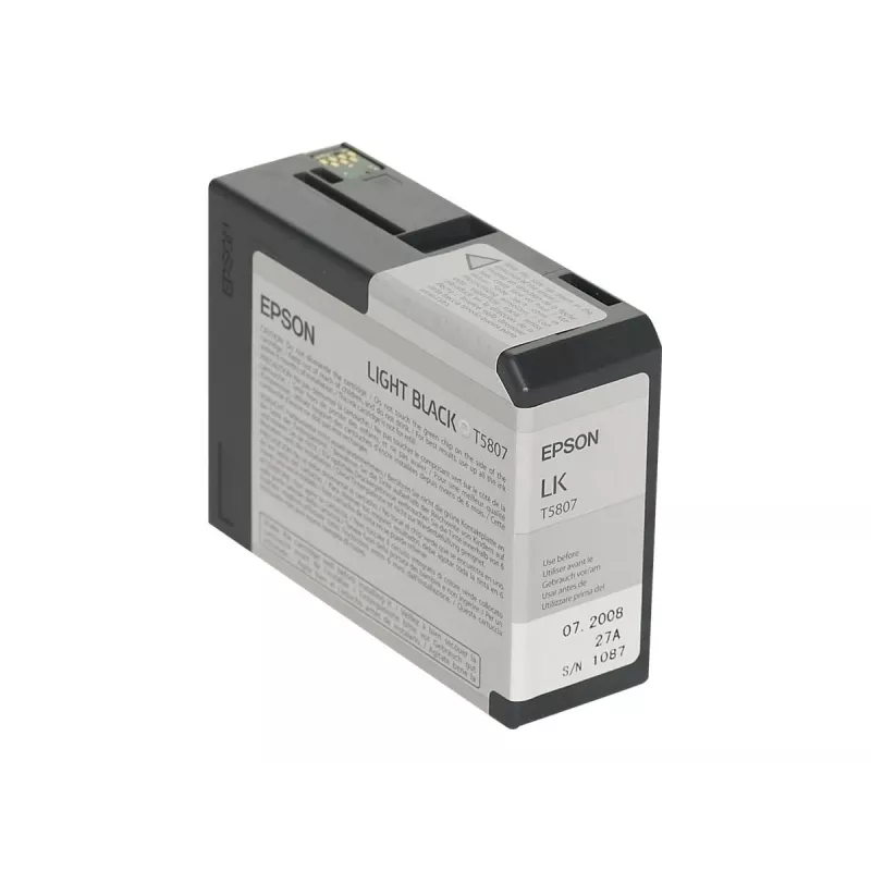 Epson Singlepack šviesiai juoda T580700, šviesiai juoda, pigmentinis rašalas, 80 ml, 1 vnt.