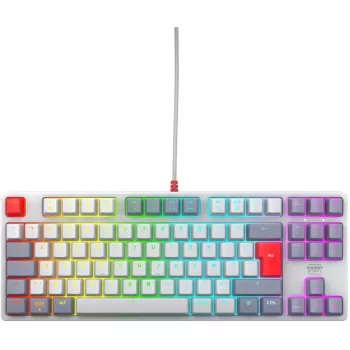 CHERRY K4V2 RGB belaidės mechaninės žaidimų klaviatūros, prancūziškas išdėstymas, 68 klavišai, laidinė