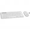 Logitech Pebble 2 Combo rinkinys, baltas, belaidis, vokiškas, 920-012204