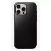 Mobiliojo telefono dėklas Nomad Modern Leather Case, skirtas iPhone 16 Pro Max, 6,9 colio (17,5 cm), juodas, oda+PC+TPU