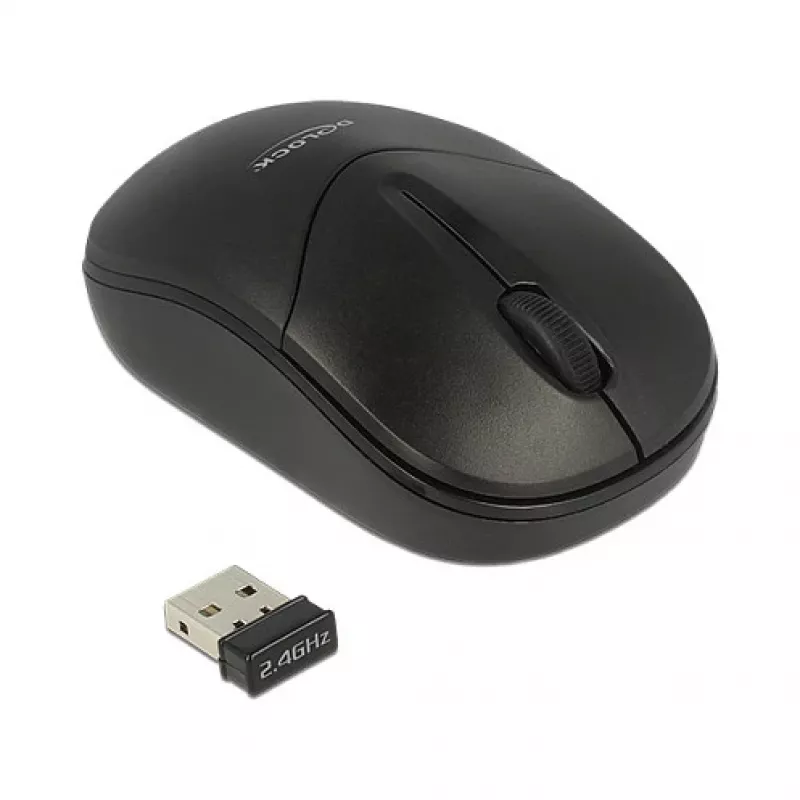 Pelė DeLOCK 12494 RF belaidė optinė 1000 DPI