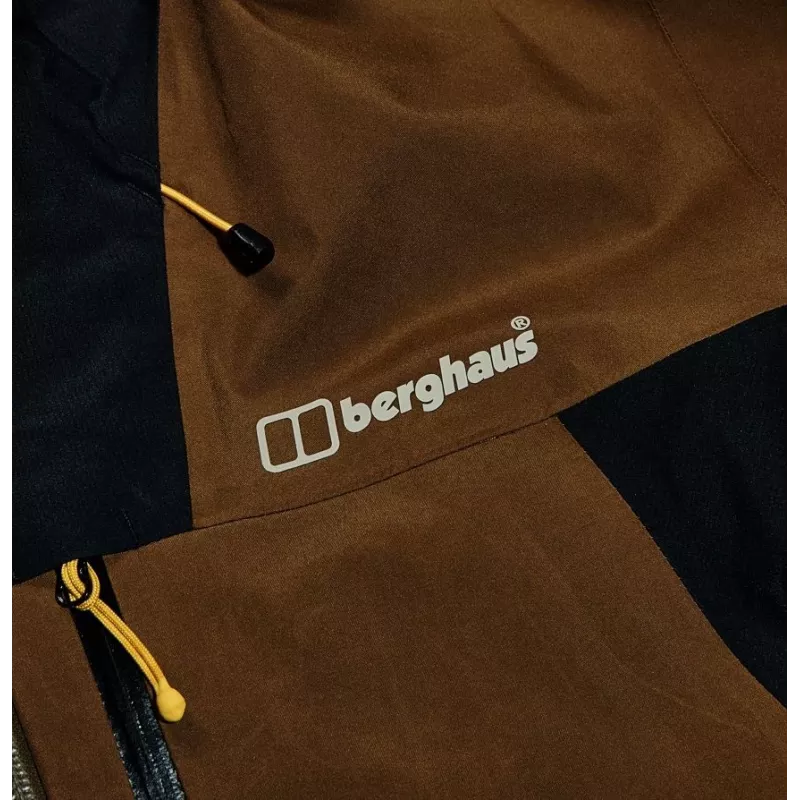 Vyriškas Berghaus striukė su gobtuvu, hibridinis modelis, M dydis, ruda