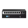 Extralink PoE jungiklis CERES 8x 100Mb/s PoE/PoE+, 2x RJ45 Uplink 100Mb/s, 96W