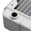 Radiatorius Juoda Ice Nemesis 360GTX Satin White 360mm CPU skysčio aušinimo radiatorius