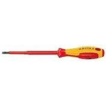 Knipex VDE VDE plyšinis atsuktuvas Ašmenų plotis: 4 mm Ašmenų ilgis: 100 mm DIN EN 60900 (98 20 40)
