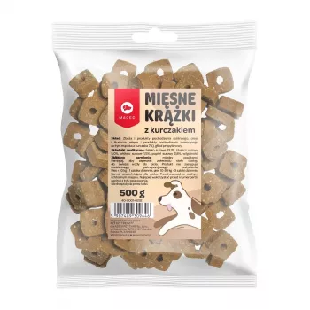 MACED Mėsos diskeliai su vištiena šuniui- 500 g
