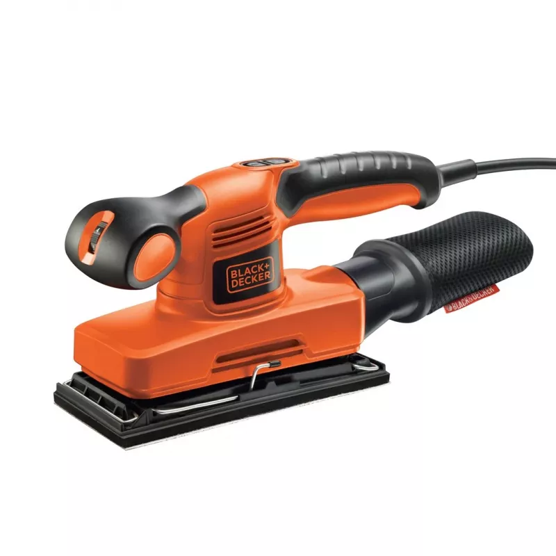 Orbitalinis šlifuoklis Juoda & Decker KA320EKA-QS, 240 W, 91 x 189 mm padas, 2 mm orbita