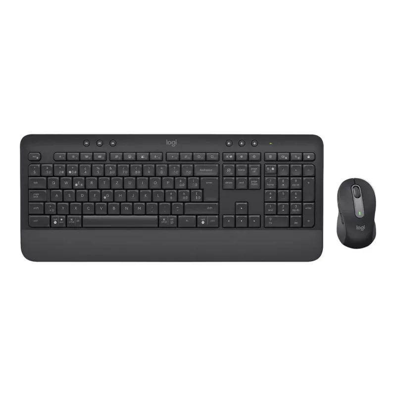 Logitech Signature MK650 Combo verslui belgiškas pilno dydžio belaidis klaviatūros ir pelės rinkinys