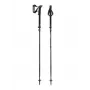 Trekking lazdos Leki Sherpa FX reguliuojamos 120–140 cm, juodos