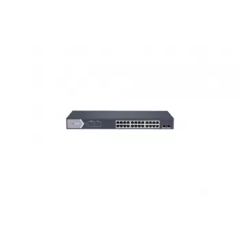 Hikvision DS-3E1526P-SI 24 prievadų gigabitinis išmanusis PoE komutatorius