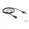 USB laidas DELOCK EASY-USB 2.0-A į USB 2.0 micro-B 1 m