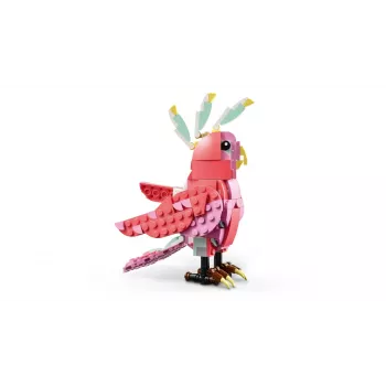 LEGO Creator 3-in-1 Pink Flamingo 31170 surenkamų modelių rinkinys, 288 detalės, aukštis 230 mm, rekomenduojamas amžius 8+