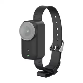 Silicone juosta / Gyvūno antkaklis Puluz, skirta DJI Osmo Nano (Juoda)