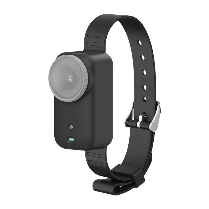 Silicone juosta / Gyvūno antkaklis Puluz, skirta DJI Osmo Nano (Juoda)